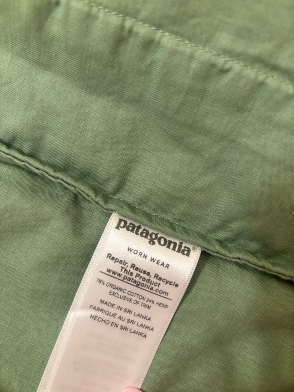 Patagonia Sage Green Hooded Windbreaker - Picture 5 of 6